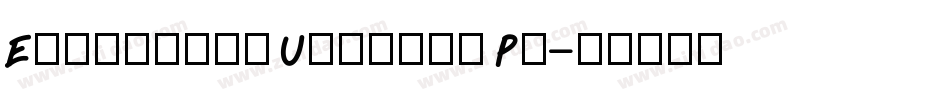 Eurostile Unicase Pr字体转换